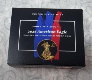 2026 One-Tenth Ounce Gold American Eagle Coin