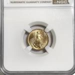 1992 $5 American Gold Eagle 1/10 Oz Coin