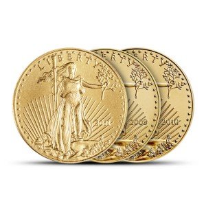 1/10 oz American Gold Eagle Coin - Random Year
