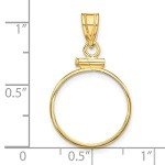 14K Gold Bezel for American Gold Eagle Coin