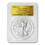 2024 1 oz American Silver Eagle Coin MS-70