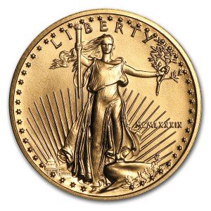 1989 1/4 oz American Gold Eagle Coin