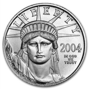 1/10 oz Platinum Eagle Coin - .999 Pure