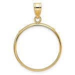 14K Gold Coin Mounting for American Eagle & Panda