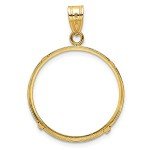 14K Gold Coin Mounting for American Eagle & Panda