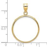 14K Gold Coin Mounting for American Eagle & Panda