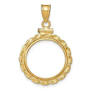 14K Gold Bezel for 1/10 oz. American Eagle Coin