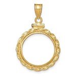 14K Gold Bezel for 1/10 oz. American Eagle Coin