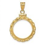 14K Gold Bezel for 1/10 oz. American Eagle Coin