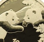 Random Year 1 Gram Gold Chinese Panda Coin