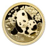 2024 1 Gram Gold Panda Coin with Certificate