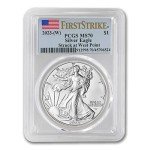 2023 American Silver Eagle Coin MS-70 West Point