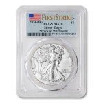 2024 1 oz American Silver Eagle Coin MS-70