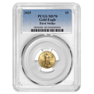 2025 $5 American Gold Eagle 1/10 oz Coin