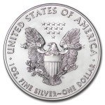 Lot of 5 American Silver Eagle Coins 1 oz