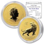 2022 1/20 oz Gold Australian Lunar Tiger Coin