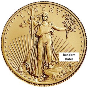 1/4 oz American Gold Eagle Coin - Random Year