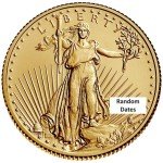 1/4 oz American Gold Eagle Coin - Random Year