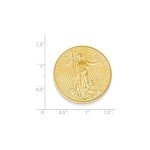 22K Yellow Gold 1 Oz American Eagle Coin