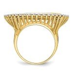 Gold Coin Diamond Ring for American Eagle Coins