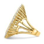 Gold Coin Diamond Ring for American Eagle Coins