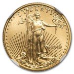 1/10 oz American Gold Eagle Coin MS-70