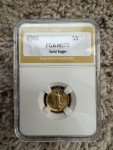 1986 1/10oz $5 American Gold Eagle Coin