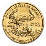 1992 1/10 oz American Gold Eagle Coin