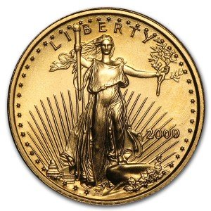 2000 1/10 oz American Gold Eagle Coin