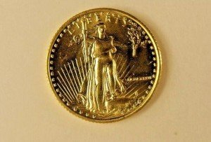 1986 $5 Gold American Eagle Coin 1/10 OZ