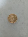 1986 $5 Gold American Eagle Coin 1/10 OZ