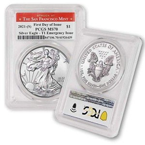 2021 1 oz American Silver Eagle Coin MS-70