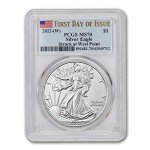 2022 1 oz American Silver Eagle MS-70 Coin