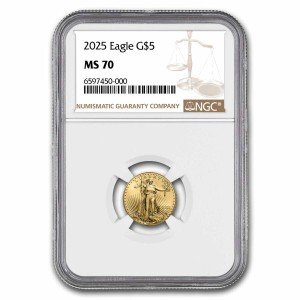 2025 1/10 oz American Gold Eagle Coin