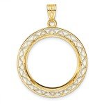 2008 $10 American Buffalo Coin in 14k Bezel