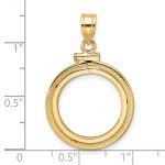 2008 $5 1/10 oz American Buffalo Coin Bezel