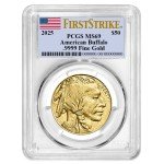 2025 $50 1-oz American Gold Buffalo Coin