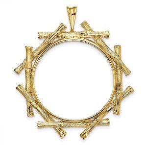 2008 American Buffalo 1/2 oz Gold Coin Bezel