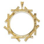 2008 American Buffalo 1/2 oz Gold Coin Bezel