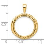 2008 American Buffalo Gold Coin Bezel Pendant