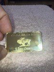 5 One Ounce Buffalo Gold Coins in Case