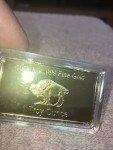 5 One Ounce Buffalo Gold Coins in Case