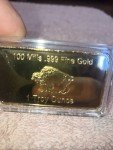 5 One Ounce Buffalo Gold Coins in Case