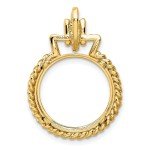 2008 $5 1/10 oz American Buffalo Gold Coin Bezel