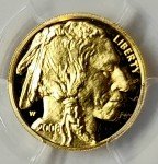 2008 $5 Proof Gold Buffalo Coin, PR69 DCAM
