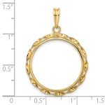 2008 $10 1/4 oz American Buffalo Coin Bezel