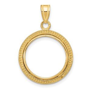 2008 $5 1/10 oz American Buffalo Coin Bezel
