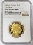 2008 W Gold Buffalo $25 Proof Coin NGC PF69