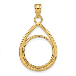 2008 American Buffalo Gold Coin Teardrop Bezel