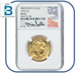 2008 W Burnished $25 Gold American Buffalo Coin
